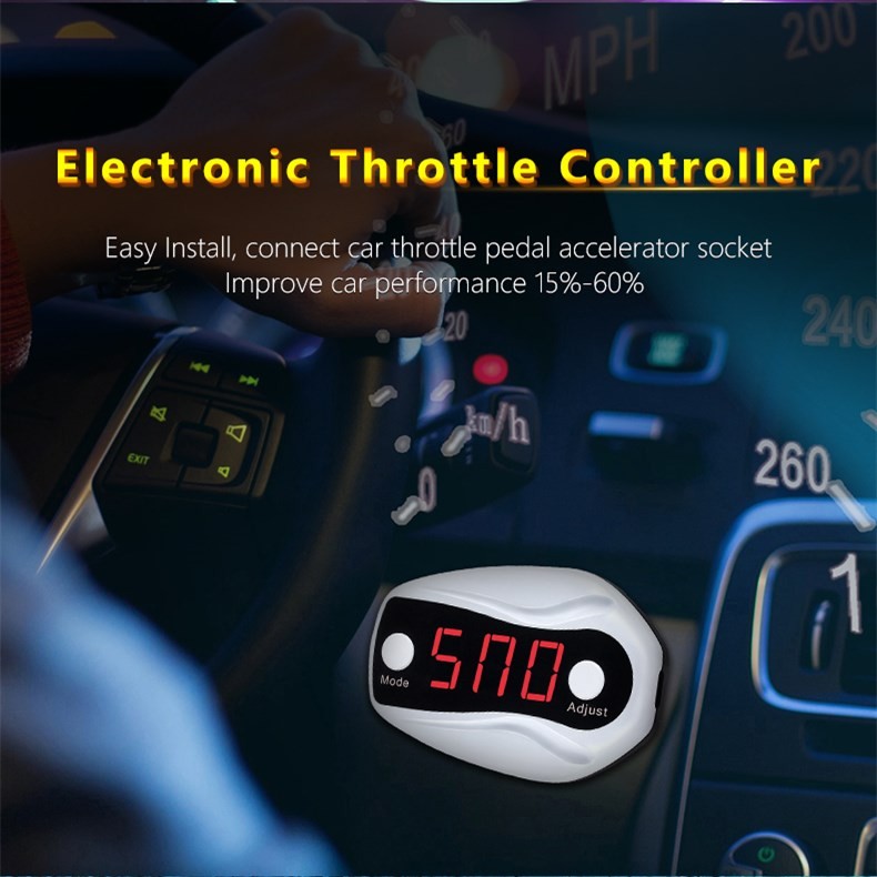 New Acclope 12-Drive Electronic Throttle Controller Accelerator Pedal with LOCK Function