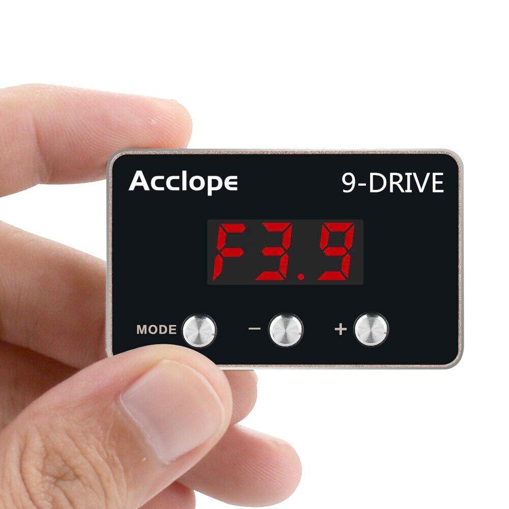 Acclope 9-Drive Electronic Throttle Controller Accelerator Pedal with RED LED Screen 