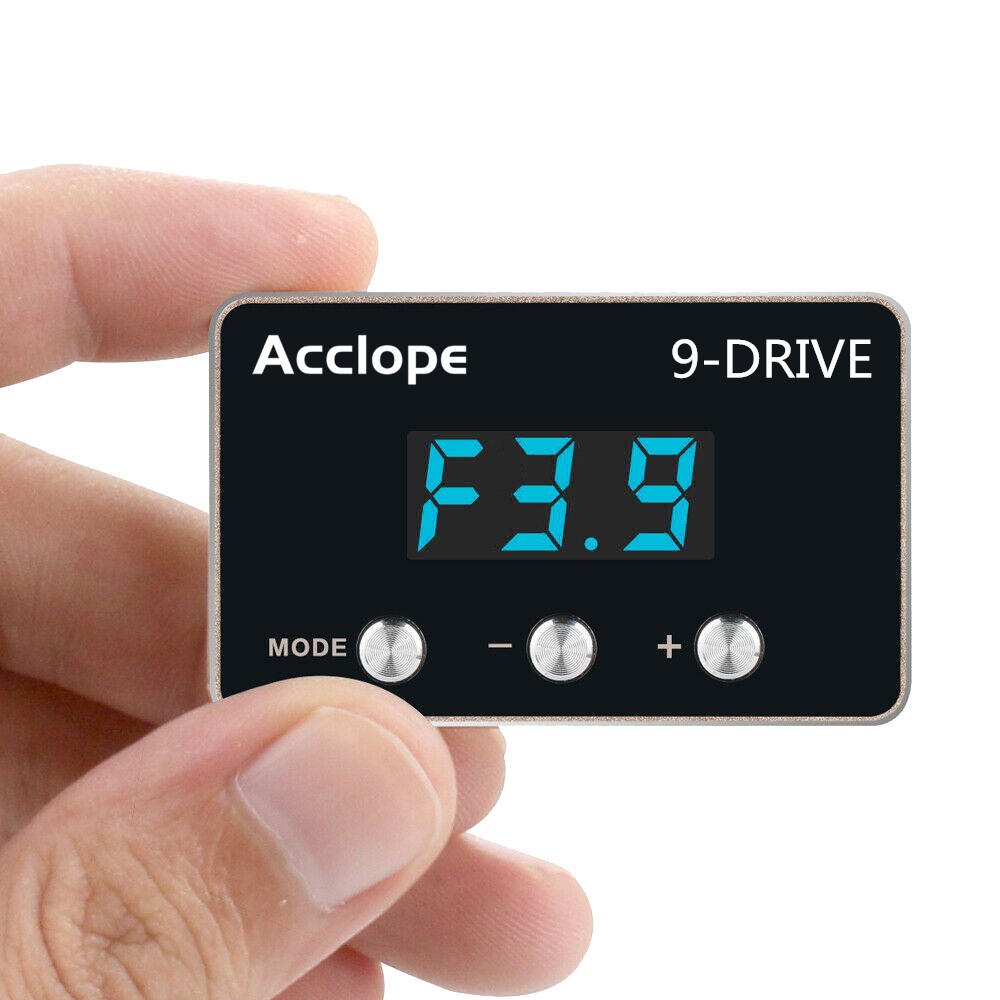 Acclope 9-Drive Electronic Throttle Controller Accelerator Pedal with Blue LED Screen